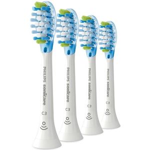 Philips Sonicare C3 Premium PlaqueDefence - 4 Stuks - Voor grondige tandplakverwijdering - Selecteer automatisch de optimale poetsstand - Geschikt voor alle Philips Sonicare tandenborstels - HX9028/10