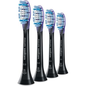 Philips G3 Premium Gum Care HX9054/33 Standard-Bürstenköpfe für Schallzahnbürste, 4 Stück(e), Schwarz, Weich, Gummi