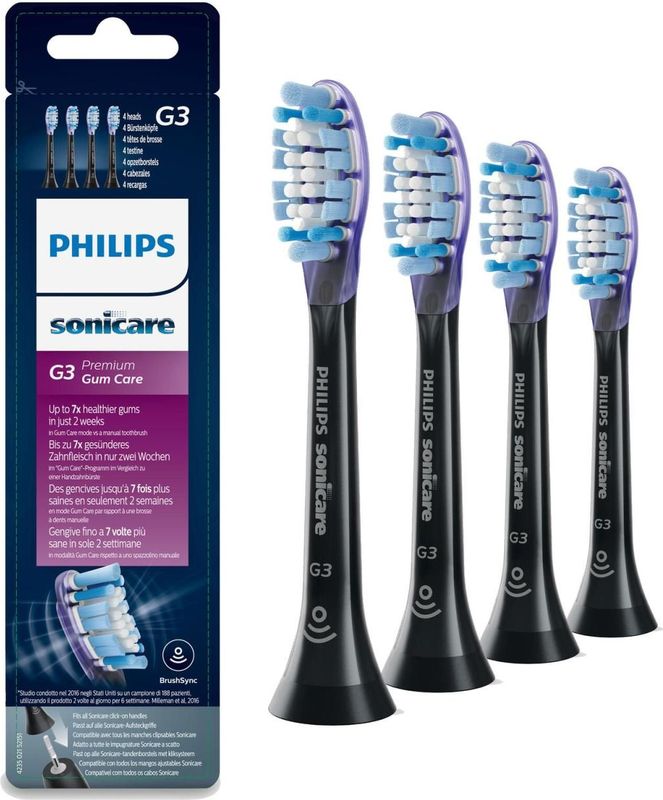 Philips - Sonicare G3 Premium Gum Care - Sonische Opzetborstels - Wit - 2 Stuks