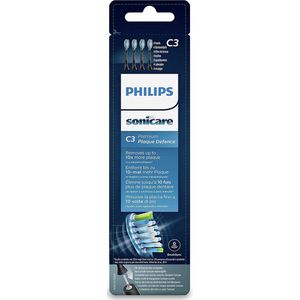 Philips Sonicare C3 Premium Plaque Defense HX9044/33 - Opzetborstel - 4 stuks