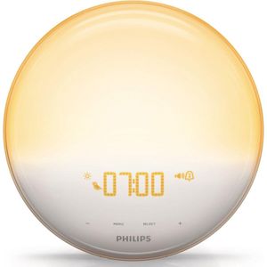 Philips - HF3521/01 - Wake-up Light - Wit - Licht en Geluid