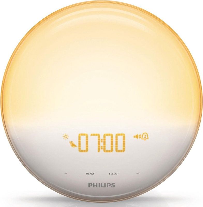 Philips - HF3521/01 - Wake-up Light - Wit - Licht en Geluid