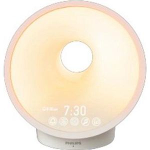 Philips Sleep & Wake-up light Somneo - Gesimuleerde zonsop en zonsondergang - Helpt je in slaap vallen - 7 Wekgeluiden - 3 Onstspanningsgeluiden - Met FM-Radio en AUX-invoer - HF3650/01