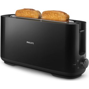 Philips Daily-collectie - Broodrooster - lange sleuf, zwart - HD2590/90