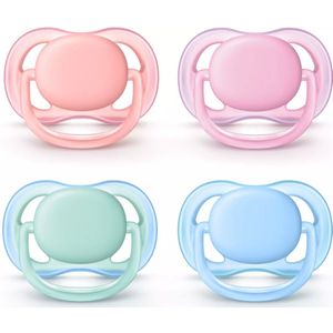 Avent Fopspeen Ultra Air oranje/roze 0-6M 2 stuks