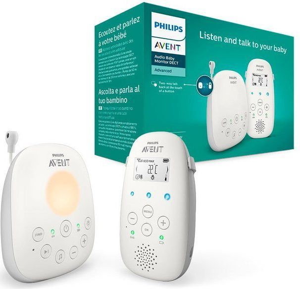 Philips - SCD713/26 - DECT-Babyfoon - Kristalhelder Geluid - Temperatuursensor