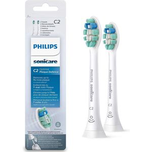 Philips - Sonicare C2 Optimal Plaque Defence - Opzetborstels - 2 Stuks
