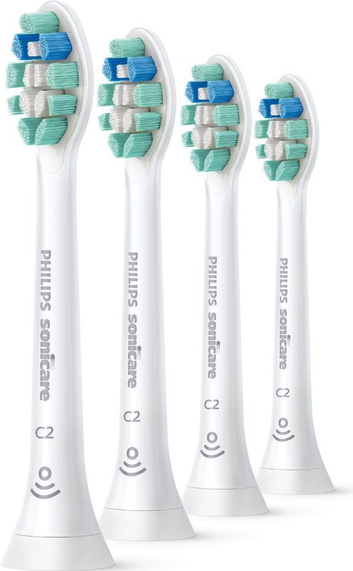 Philips - Sonicare C2 Optimal Plaque Defence - Opzetborstels - 4 Stuks