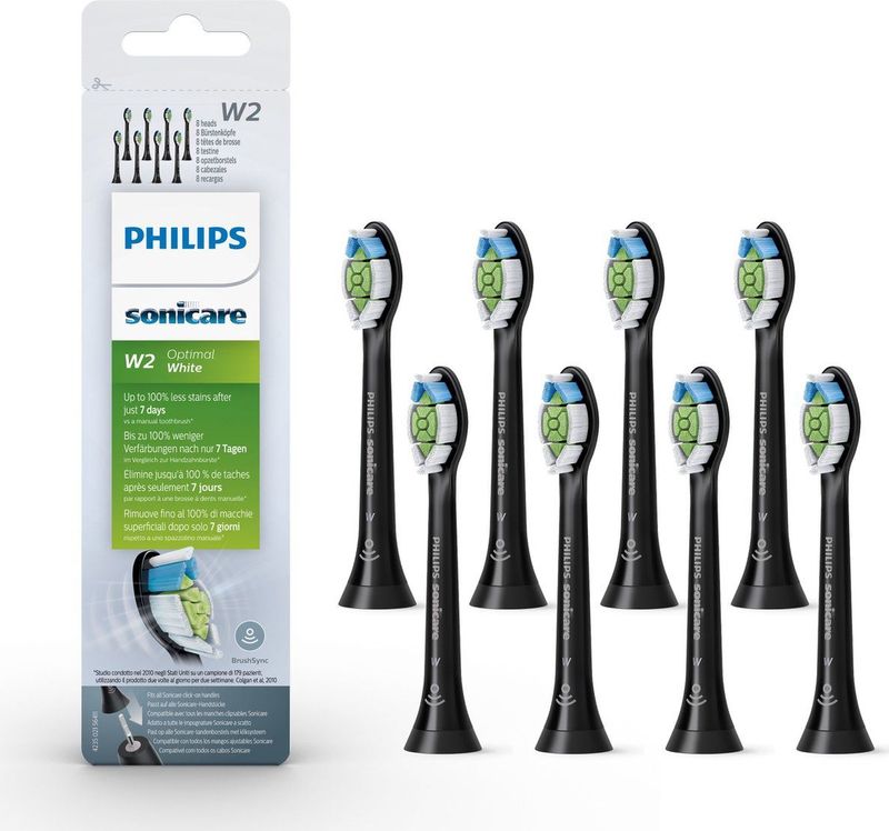 Philips - Sonicare W2 Optimal White - Opzetborstels - 8 Stuks