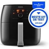 Philips Airfryer Premium Series - HD9650/90 - 7,2 liter (XXL) - Heteluchtfriteuse - Twin Turbostar - Fat Removal