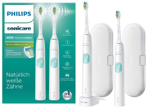Philips - Sonicare ProtectiveClean 4300 - Elektrische Tandenborstel - Wit - Met Druksensor
