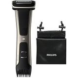 Philips Bodygroom Series 7000 - Te gebruiken onder de douche - 80 Minuten draadloos te gebruiken - Dubbelzijdig ontwerp - 5 Instelbare lengteinstellingen - Ergonomische handgreep - BG7025/15