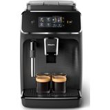 Philips Kaffeevollautomat 2200 Serie EP2220/10 Pannarello, für 2 Kaffeespezialitäten und anpassbarer Aromastärke, mattschwarz