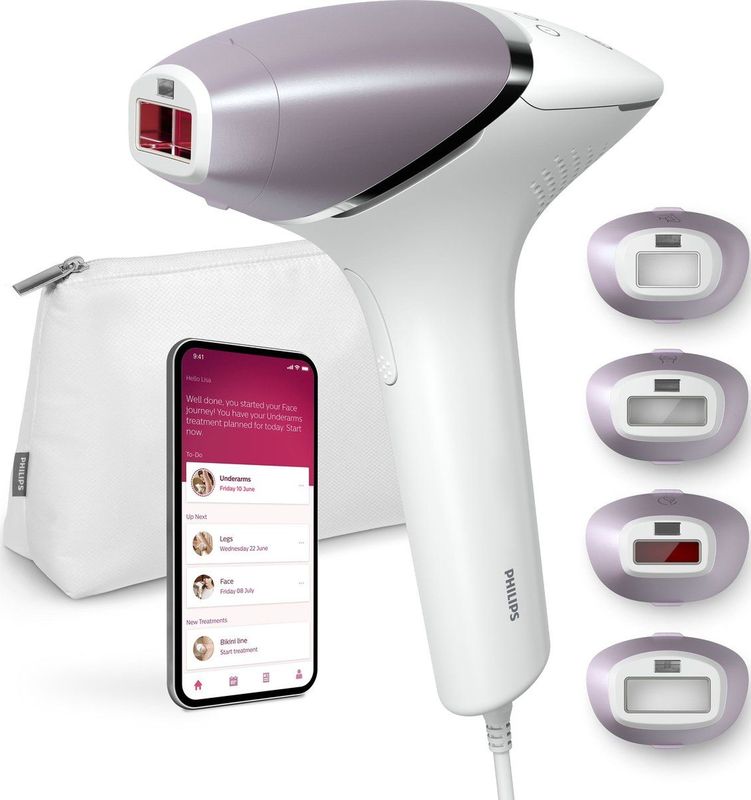 Philips - Lumea Prestige 8000 Series BRI947/00 - IPL Ontharingsapparaat - Zwart - Kunststof