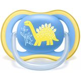 Philips Avent Ultra Air Fopspeen - Ouder dan 18 Maanden - 2 Speentjes - Blauw/Groen Dino/Koala - SCF349/11