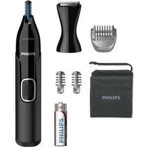 Philips - Series 5000 - Neus-, Oor-, Wenkbrauwen Detailtrimmer - Waterbestendig - AA-batterij