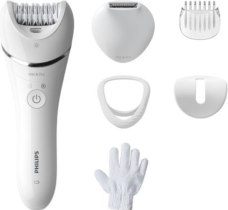 Philips - Series 8000 - Epilator - Wit - Wet & Dry