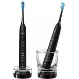 Philips - DiamondClean 9000 - Elektrische Tandenborstel - Zwart - Duo