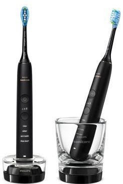 Philips - DiamondClean 9000 - Elektrische Tandenborstel - Zwart - Duo