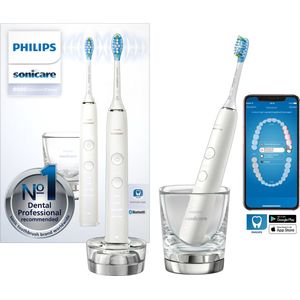 Philips Sonicare – Lot de 2 Brosses à dents électriques soniques connectées, Blanc
