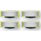 Philips - OneBlade - Vervangmesjes - 4 Stuks