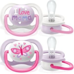 Philips Avent - Ultra Air - Fopspeen Happy - 0/6 maanden - 2 stuks - SCF080/02