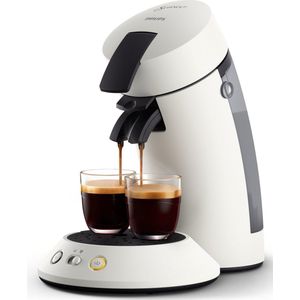 Philips Senseo Original Plus CSA210/10 - Koffiepadmachine voor max 2 Kopjes Koffie - Exclusief Koffiepads - Sprankelend Wit