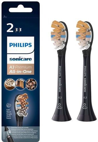 Philips - HX9092/11 - Opzetborstels - Zwart - 2 stuks