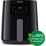 Philips Airfryer Essential 3000 Series - HD9252/70 - 4 liter (L)- Hetelucht friteuse - Digitaal display - Warmhoudfunctie