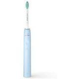 Philips 2100 series Schalltechnologie, elektrische Schallzahnbürste, Erwachsener, Schallzahnbürste, Weich, Blau, Weiß, 2 min, 4 x 30 sec, Weiß
