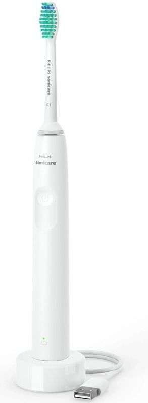 Philips - Sonicare 2100 - Elektrische Tandenborstel - Wit - Inclusief Oplader en Opzetborstel