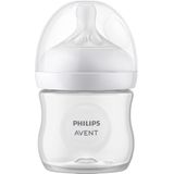 Philips Avent Natural Response-babyfles - Babymelkfles van 125 ml voor pasgeboren en oudere baby's, BPA-vrij, voor 0 maanden en ouder (model SCY900/01)