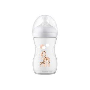 Philips Avent Natural Response Babyfles 260 ml – Flow 3 – Giraffe