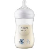 Philips Avent Natural Response-babyfles - Babymelkfles van 260 ml, BPA-vrij, voor baby's van 1 maand en ouder, met koalamotief (model SCY903/67)