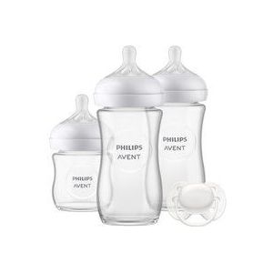 Philips Natural Response - Glazen cadeauset voor pasgeboren baby's - SCD878/11