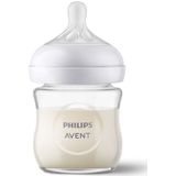 Philips Avent Natural Response Fles Glas 120ml – Flow 2 – BPS vrij- 1 fles
