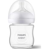 Philips Avent Natural Response Fles Glas 120ml – Flow 2 – BPS vrij- 1 fles