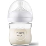 Philips Avent Natural Response Fles Glas 120ml – Flow 2 – BPS vrij- 1 fles