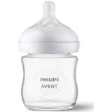 Philips Avent Natural Response Fles Glas 120ml – Flow 2 – BPS vrij- 1 fles