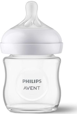 Philips Avent Natural Response Fles Glas 120ml – Flow 2 – BPS vrij- 1 fles