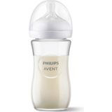 Philips Avent Natural Response Fles Glas 240ml – Flow 3 – BPS vrij- 1 fles
