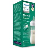 Philips Avent Natural Response Fles Glas 240ml – Flow 3 – BPS vrij- 1 fles