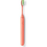 Philips One elektrische tandenborstel op batterijen - Kleur Koraalrood (model HY1100/01)