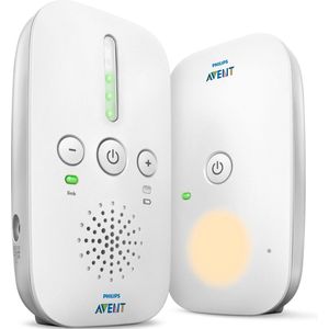 Philips Avent - Baby Monitor SCD502/26 - Digitale Audiobabyfoon - Wit - Inclusief Rustgevend Licht