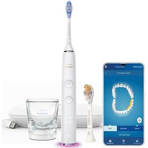 Philips - Sonicare DiamondClean Smart 9400 - Elektrische Tandenborstel - Wit - Model HX9917/88