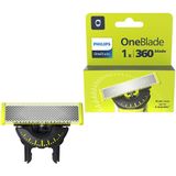 Philips One Blade 360 Scheermesjes - Roestvrijstaal - Innovatieve Technologie