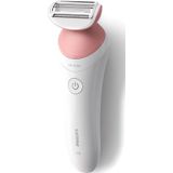 Philips - Lady Shaver Series 6000 - Ontharingsapparaat - Wit - Huidvriendelijk - Ergonomisch