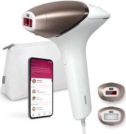 Philips Lumea Prestige BRI945/00 lichte haarverwijderaar Roze, Wit
