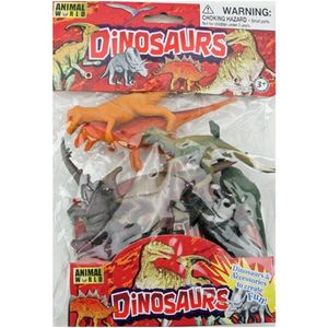 Basic Dinosaurusfiguren 8 Stuks