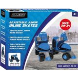 Alert Inline-Skates Maat 29-34 Verstelbare Rolschaaten Blauw 1 paar